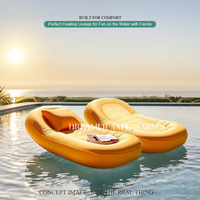 Chaise longue gonflable de loisirs natation chaise longue de plage matelas d'air paresseux chaise longue flottante imperméable