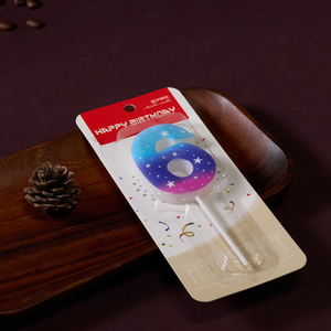 <span class=keywords><strong>Bougie</strong></span> d'<span class=keywords><strong>anniversaire</strong></span> en cire de paraffine faite à la main en gros, colorée, motif personnalisé 0-9, non toxique, pour animaux de compagnie, enfants, fêtes, Nouvel <span class=keywords><strong>An</strong></span> - Product Image 1