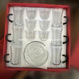 Wenlin fábrica Arabia Hotel nuevo juego de té y café de vidrio de alta calidad Etiopía cerámica diseño del hogar taza de porcelana de agua - Product Image 1