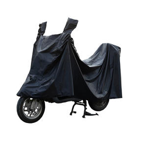 Housse de protection universelle pour scooter électrique, taille unique, noire, imperméable, en polyester soyeux, protection universelle pour moto - Product Image 2