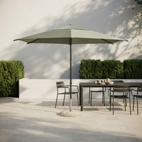 2026 Luxuriöser 3 m großer sechseckiger Aluminium-Sonnenschirm mit Doppelüberdachung für den Außenbereich, ideal für Restaurants, Gärten und Pools