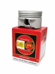 Kit de piston complet Yamaha Saluto 125 52,40 mm avec segments OEM Taille STD Finition étainée pour réparation moteur - Product Image 2