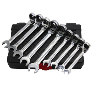Jeu <span class=keywords><strong>de</strong></span> 12 clés à cliquet réglables, un <span class=keywords><strong>outil</strong></span> combiné multi-spécifications pour la réparation automobile. - Product Image 2