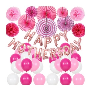 Fournitures de décoration pour fêtes à domicile en gros, ensemble de ballons en latex et en aluminium pour la fête des mères, cadeaux pour maman - Product Image 5