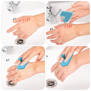 Brosse nettoyante faciale en silicone souple, prise en main facile, exfoliation douce, durable, multifonctionnelle, pour le corps et le dos - Product Image 5