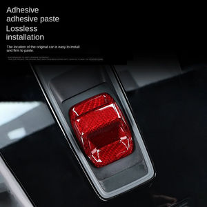 Fundas para Palanca de Cambios de Coche para <span class=keywords><strong>Audi</strong></span> <span class=keywords><strong>A3</strong></span> S3 RS3 8Y Q3 2021 <span class=keywords><strong>2022</strong></span> 2023 2024, Accesorios Interiores de Fibra de Carbono ABS para Caja de Cambios, LHD RHD - Product Image 3