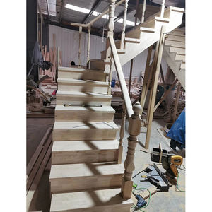 Design moderno in legno coperta corrimano balaustra in legno ringhiera in legno scale - Product Image 4