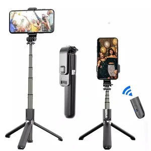 360 Smartphone חצובה למלא תאורת Selfie מקל L03 אלחוטי שלט רחוק תריס חדרגל טלפון סלולרי למלא אור Selfie מקל