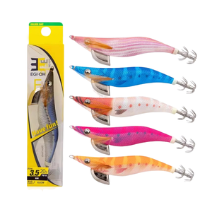 Nuevo señuelo luminoso de madera para pesca de camarones, señuelo tipo wobbler, egi, jig para calamar y señuelo para sepias. - Product Image 1