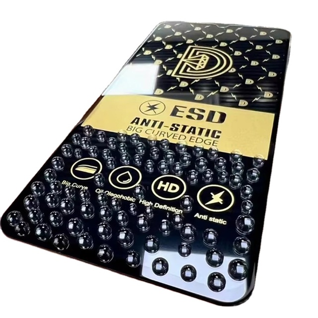 Antistatic Mobile Phone ESD 9h Anti-Static Anti Radiation Tempered Glass Screen Protector