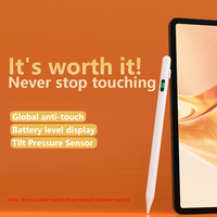 Stylet actif universel, crayon capacitif, stylet tactile pour écran tactile, rejet de la paume, inclinaison, affichage numérique pour iPad Pro 12.9 iPad Air
