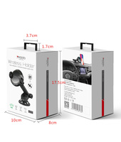 Support de téléphone portable infrarouge à charge rapide personnalisé en usine 10W chargeur sans fil support pour téléphone de voiture