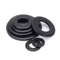 M2-M18 Black Zinc Coated 304 Stainless Steel Metric Flat Washers