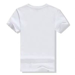 T-shirts en gros 100% coton de haute qualité T-shirt blanc surdimensionné imprimé personnalisé avec des t-shirts de sublimation de motif solide - Product Image 3