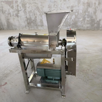 Grote gember-schroefpersmotor voor fruitverwerkingsbedrijven, hoge productiviteit industriële sapcentrifuge voor mango's en perziken, 1500W