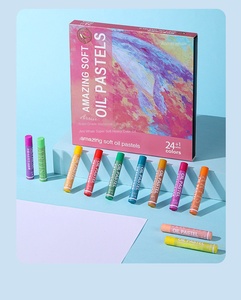 Juego de Pasteles al Óleo Solubles en Agua para <span class=keywords><strong>Pintura</strong></span> en <span class=keywords><strong>Seco</strong></span> y Húmedo, Multiusos, Personalizados OEM, 12, 24, 36, 48 Colores, JDS BVY124 - Product Image 4