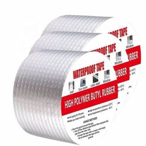 Cinta de goma de butilo <span class=keywords><strong>para</strong></span> reparación de Super RV, sello de tubería de alta temperatura, cinta selladora de butilo de papel de aluminio impermeable <span class=keywords><strong>para</strong></span> fugas en el techo - Product Image 1
