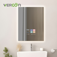 Vercon-Espejo inteligente Grace para baño, aplicación de cepillo de dientes, Android, iluminación LED, Ai, Bluetooth, altavoces Premium, wifi, Spotify, Youtube