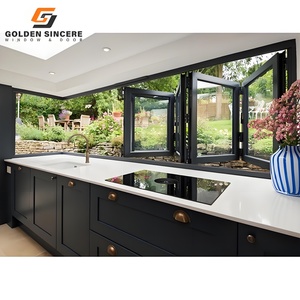 Fenêtre pliante en aluminium de style moderne GS pour villa et maison - Product Image 4