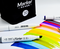 Ensemble de stylos de dessin et de peinture à double pointe, marqueurs permanents à base d'alcool pour l'art