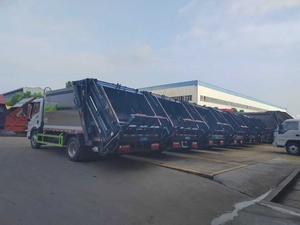 Dongfeng Nouveau camion à ordures comprimé de 7.2 mètres cubes Transmission manuelle Euro 5 Norme d'émission Essence Carburant - Product Image 6