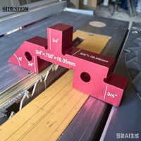 Lot de 14 blocs de réglage de précision en aluminium, barres de réglage de hauteur pour table de fraisage, barres de réglage de table de fraisage en aluminium