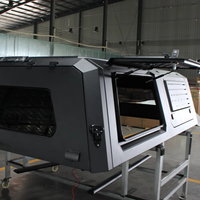 Auvent de camion rétractable en alliage d'aluminium haute performance, imperméable, double cabine, hardtop, pour pick-up 4x4