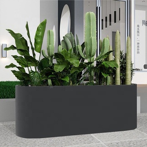 Chậu cây và chậu hoa ngoài trời hiện đại, sơn tĩnh điện, dùng được trong nhà, kiểu dáng thời trang, trang trí nhà cửa - Product Image 3