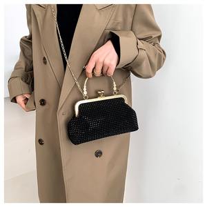 2024 nouveau diamant mode sacs à main femme Simple verrouillage petits sacs à main et sacs à main chaîne sac à bandoulière - Product Image 4