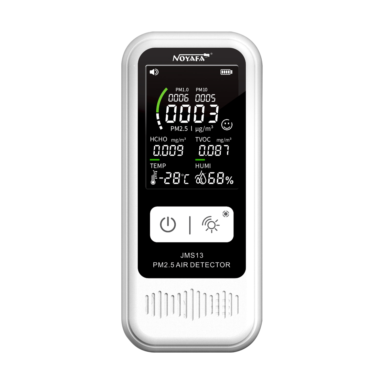 Мониторинг качества воздуха NOYAFA PM2.5, детектор PM 2,5, Электрический мини-анализатор температуры и влажности газа, цифровой детектор газа