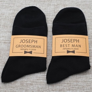 Socks Tag <b>Packaging</b> Card Paper Children Men and Women Socks Card Trademark <b>Label</b> Custom High-end Card Universal <b>Label</b> - Product Image 2