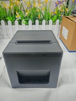 Impresora térmica de recibos de escritorio de 80 mm con puerto Ethernet y cortador automático en stock para tiendas minoristas, supermercados, USB+LAN