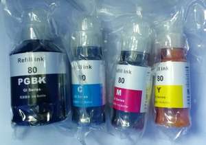 Greencolor-recarga de tinta buk GI-10, tinta de inyección de tinta a base de agua GI10 GI 10 70 40 80 para Canon PIXMA <span class=keywords><strong>GM2010</strong></span> G5080 - Product Image 2