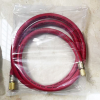 3/8" O.D. Tuyau d'aspiration CVC haute performance pour réfrigérant, 1/4" 3/8", pour évacuation et récupération CVC plus rapides, 60" Jaune Bleu Rouge