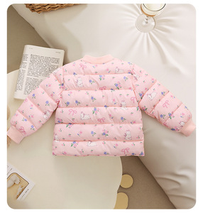 Hzwn4726 --Cappotto Invernale con Fodera in Cotone per Bambini e Bambine, Caldo e Casual con Design Stampato - Product Image 4