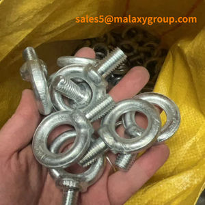 MALAXY Boulon à œil galvanisé JIS B 1168 Type M6 M8 M10 M12 en acier au carbone forgé à chaud pour levage - Product Image 2