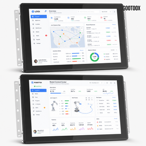 צג אנדרואיד משולב (All-in-One) בגודל 7/10.1/15.6/21.5 אינץ' עם RK3562/RK3568 להתקנה שטוחה, לציוד כרייה, מפעלי טיפול במים וכו'. - Product Image 1