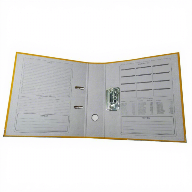 Top Sale Cardboard Lever Arch File Ring Binder Plastic/Gery Board/pvc  File Folder Cover A4 Size File Folder