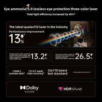 Projecteur laser UHD 4K JMGO N5 Ultra Max 5000 CVIA DLP haut de gamme intelligent 240Hz Dynaudio Wi-Fi6 AI Gimbal pour jeux et home cinéma 1.3x