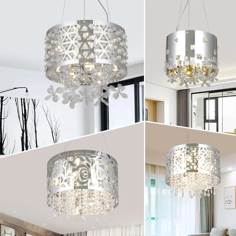 Einzigartige hängende Ton elegante Lampe modernen Designer Licht Foyer Kristall Kronleuchter