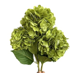 Oh Arts Hydrangea Artificiel Grandes Têtes Bleues et Blanches Effet Naturel pour Décoration Mariage, Maison et Fêtes - Product Image 4