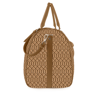 <span class=keywords><strong>Sac</strong></span> <span class=keywords><strong>de</strong></span> voyage en cuir PU personnalisé <span class=keywords><strong>de</strong></span> grande capacité pour hommes et femmes Weekender Vintage Overnight Duffel Bag Sports Tote Duffle Bag - Product Image 3