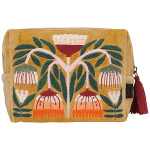 Pochette da Trucco da Donna <span class=keywords><strong>in</strong></span> Velluto Qetesh Fashion, Beauty Case da <span class=keywords><strong>Viaggio</strong></span> <span class=keywords><strong>in</strong></span> Tela con Logo Ricamato Personalizzato - Product Image 3