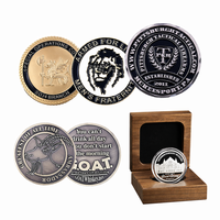 Pièce de monnaie commémorative personnalisée en alliage de zinc, double face, avec logo gravé en 3D, pièce de monnaie de collection, souvenir