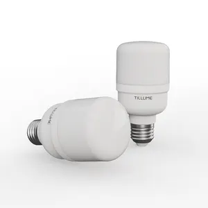 Tillume lâmpada led e27, preço, alta potência, 10w, formato de t, dob, led