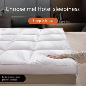 Classe una certificazione autorevole 100% cotone imbottito lussuoso hotel personalizzato materasso verticale <span class=keywords><strong>rosa</strong></span> di 5cm di spessore - Product Image 3