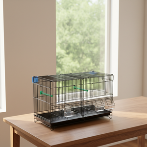 <span class=keywords><strong>Cage</strong></span> à oiseaux pliable de haute qualité pour perroquets, <span class=keywords><strong>cage</strong></span> de reproduction en métal fabriquée en fil durable pour petits animaux - Product Image 3