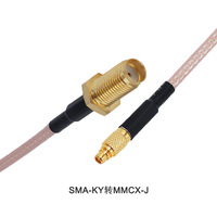 Cable Adaptador RF KY a MMCX-J RG316, Cable de Extensión de Antena, Cable de Conexión de Señal Satelital JCAK