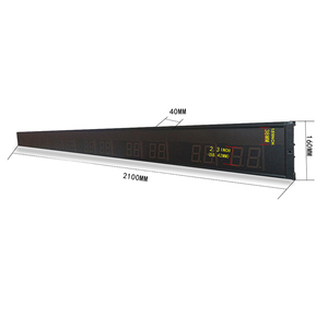 [Personnalisation] LED populaire Digital World Time Led Horloge Murale Hôtel/Aéroport/Centre Commercial/Gare Ferroviaire - Product Image 4