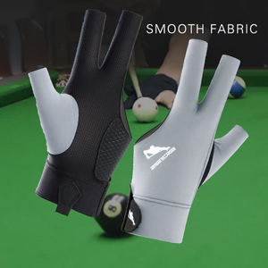 Gants de <span class=keywords><strong>Billard</strong></span> et Snooker Personnalisés à Trois Doigts, Durables, Antidérapants et Respirants pour Joueurs Professionnels - Product Image 3